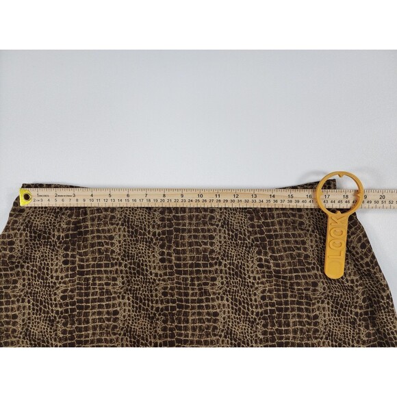 First Issue Liz Claiborne Skirt Women's Size 18 Crocodile Pattern - Picture 9 of 11
